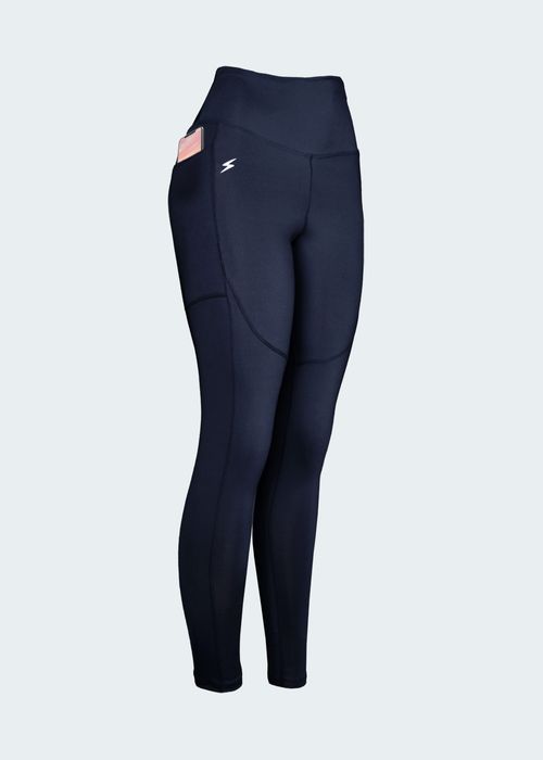 Leggings Con Bolsillo Azul Oscuro